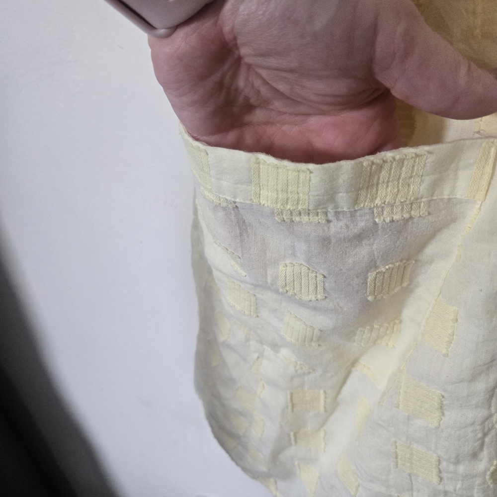 Modcloth Soft Yellow Button-Front Mini Dress - Picture 6 of 9